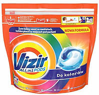 Капсулы для стирки для цветного белья гелевые Vizir All in 1 Pods do kolorów 36шт.
