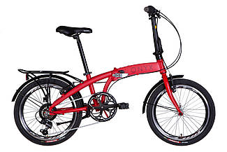 Складаний велосипед 20" DOROZHNIK ONYX червоний