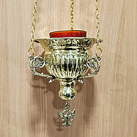 Лампада подвесная церковная из латуни (Греция)