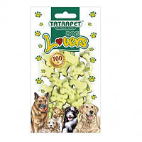 Ласощі для цуценят та собак печиво мікс міні кісточок TatraPet Dog Lovers Puppy Mint 80 г