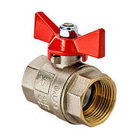 Кран шаровой полнопроходной Valves 0006 прямой 1" ВВ PN30 вода