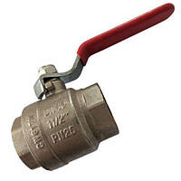 Кран шаровой полнопроходной Valves 0010 прямой 1 1/2" ВВ PN30 вода