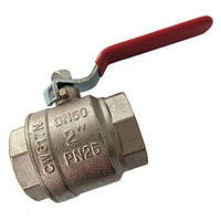 Кран шаровой полнопроходной Valves 0012 прямой 2" ВВ PN30 вода