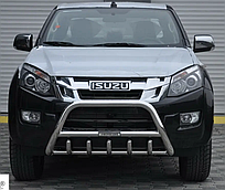 Кенгурятник WT003 (нерж) Isuzu D-Max 2011-