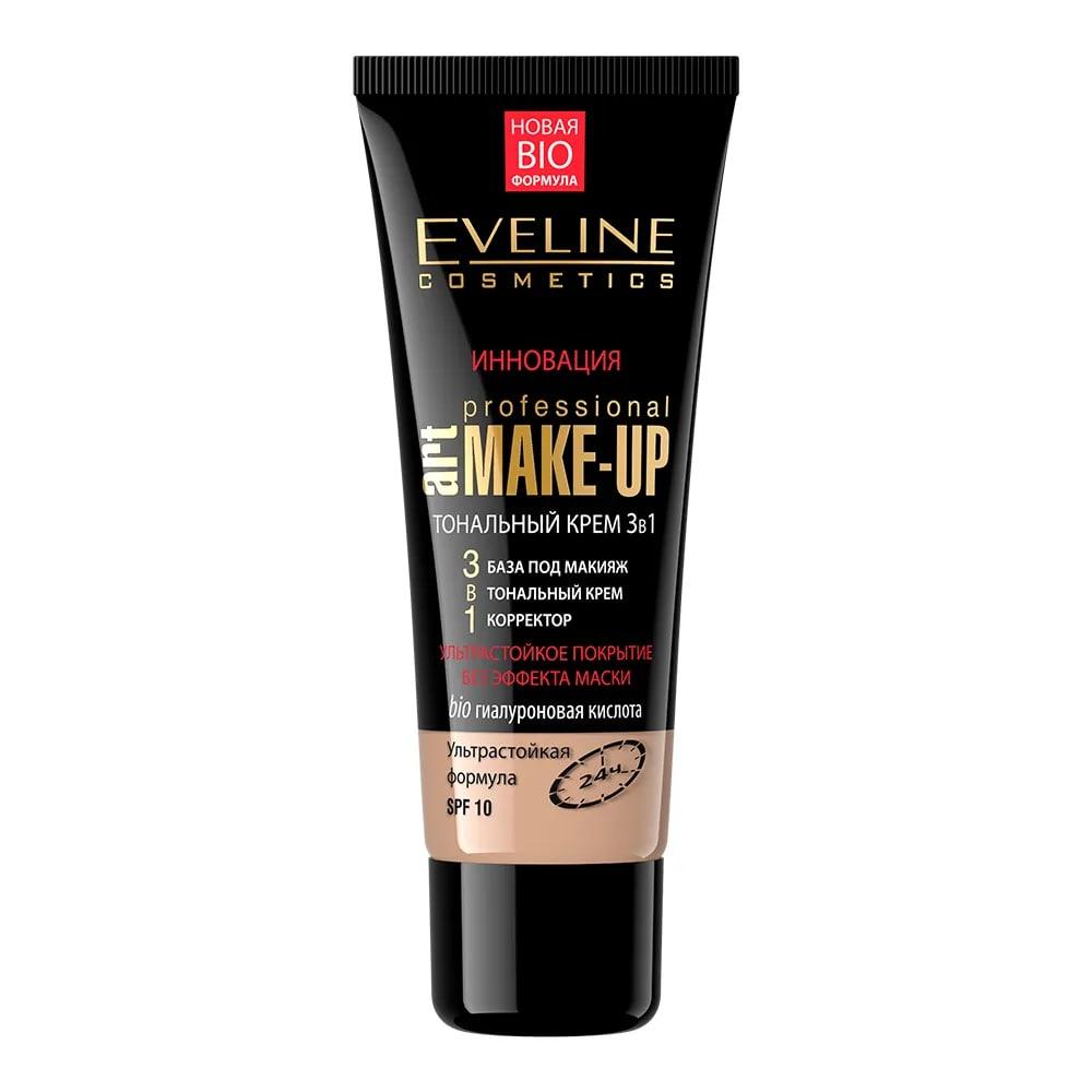 Тональний крем Eveline Cosmetics Art Professional 3в1 натуральний 30 мл