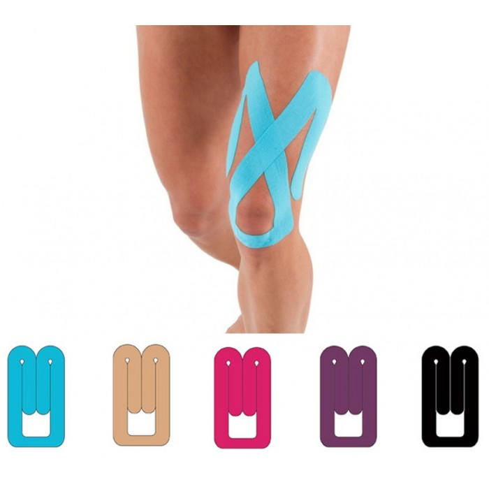 Тейп для колена Pre-cut,, кинезио пластырь для колена (упаковка 2 шт ...