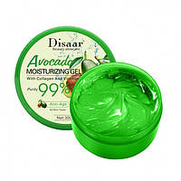 Гель для лица и тела Disaar Avocado Skin Moisturizing Gel 99% с маслом авокадо, 300 мл