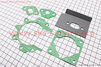Прокладки двигателя 1E36F, к-кт 5 деталей, (на блистере) для мотокосы (триммера)