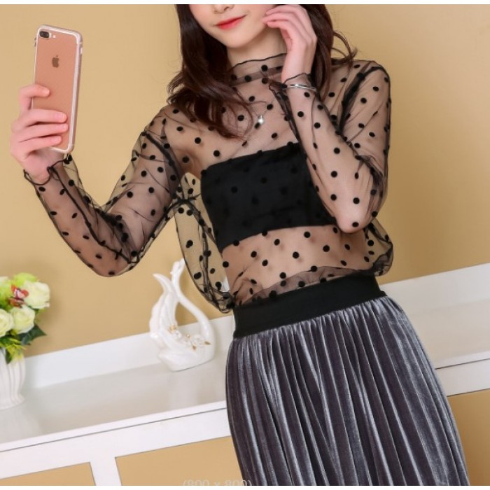 Гольф Сетчатый в Горошек, Гольф в Сеточку в Горошек, Гольф ...