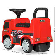 Дитяча каталка-толокар 656-3, червоного кольору, фото 6