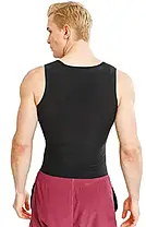 Чоловіча майка для схуднення Sweat Shaper, Одяг для схуднення для чоловіків, Чоловіча стягувальна майка, фото 5