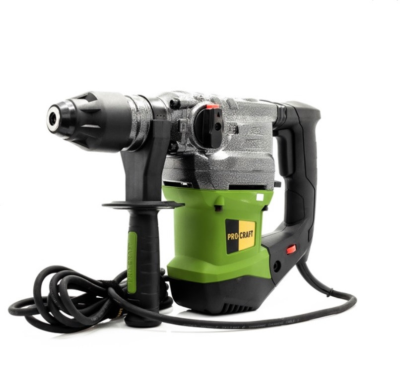 Перфоратор бочковий Procraft BH2200 з набором бурів (6 Дж, SDS+, кейс)