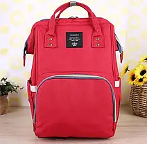 Сумка для мам MOTHER BAG ЧЕРВОНА, Мамський рюкзак, фото 5