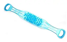 Двосторонній масажер-мочалка Dual Sided Back Scrubber, Силіконова мочалка для тіла, фото 3