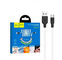 Кабель Type-C Hoco X21 Plus Silicone Data Cable 3.0A 1m для заряджання та синхронізації даних