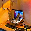Лампа LED для селфі ефект сонця 23 см, Кругла світлодіодна лампа для фото Sunset Lamp, фото 9