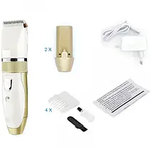 Машинка для стрижки волосся Gemei GM 6001, Тример для волосся і бороди, Окантовочна машинка, фото 4