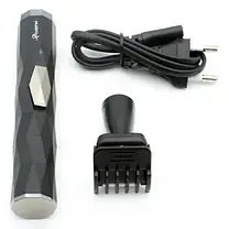 Тример GEMEI GM 3121 (2в1), Електрична машинка для окантовки, Бритва з насадками, фото 3