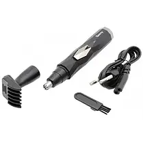 Тример GEMEI GM 3121 (2в1), Електрична машинка для окантовки, Бритва з насадками, фото 5