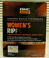 Вітаміни GNC AMP Women's Ripped Non Stim Vitapak 30 пакетиків жнс мегамен megamen