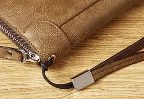 Чоловічий гаманець Baellerry leather brown, Клатч для чоловіків, Портмоне для купюр, фото 4