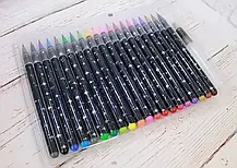 Набір для творчості "Ведмедик" водяні маркери ART SET 20 предметів, Акварельні маркери на водній основі, фото 5