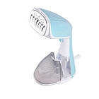 Ручний вертикальний відпарювач для одягу Handheld Garment Steamer KD1079 1400 W Блакитний, фото 2