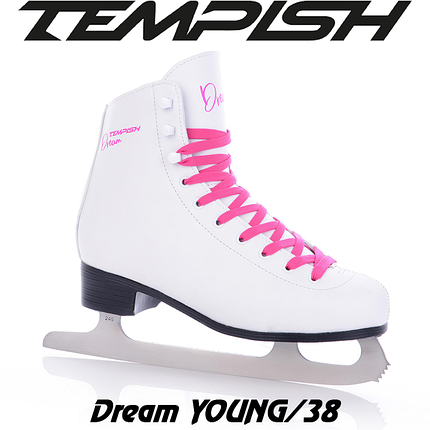 Ковзани фігурні жіночі ковзани для фігурного катання Tempish Dream YOUNG розмір 38/24,5 см білі, фото 1