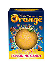 Шоколадний апельсин з вибуховою карамеллю Terry's Orange Chocolate Exploding Candy 157g