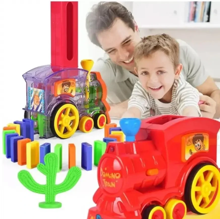 Набор игрушек поезд домино, DOMINO Happy Truck sciries COLORS 100 деталей | Развивающая игрушка - фото 9 - id-p1367832747