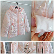 Стильні курточки для дівчинки Love! 98-116 ріст.