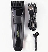 Акумуляторний чоловічий тример VGR V-015 для бороди вусів та тіла машинка для стрижки