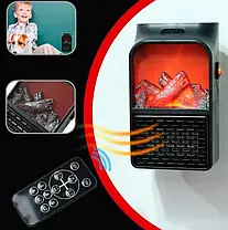 Камін обігрівач Flame Heater, Портативний обігрівач з імітацією каміна, фото 5