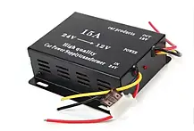 Понижувальний автомобільний перетворювач QIAO TB 2412 (15A) з 24V на 12V, Інвертор в машину, фото 6