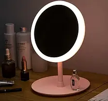 Дзеркало з LED підсвічуванням кругле, Косметичне дзеркало, фото 4
