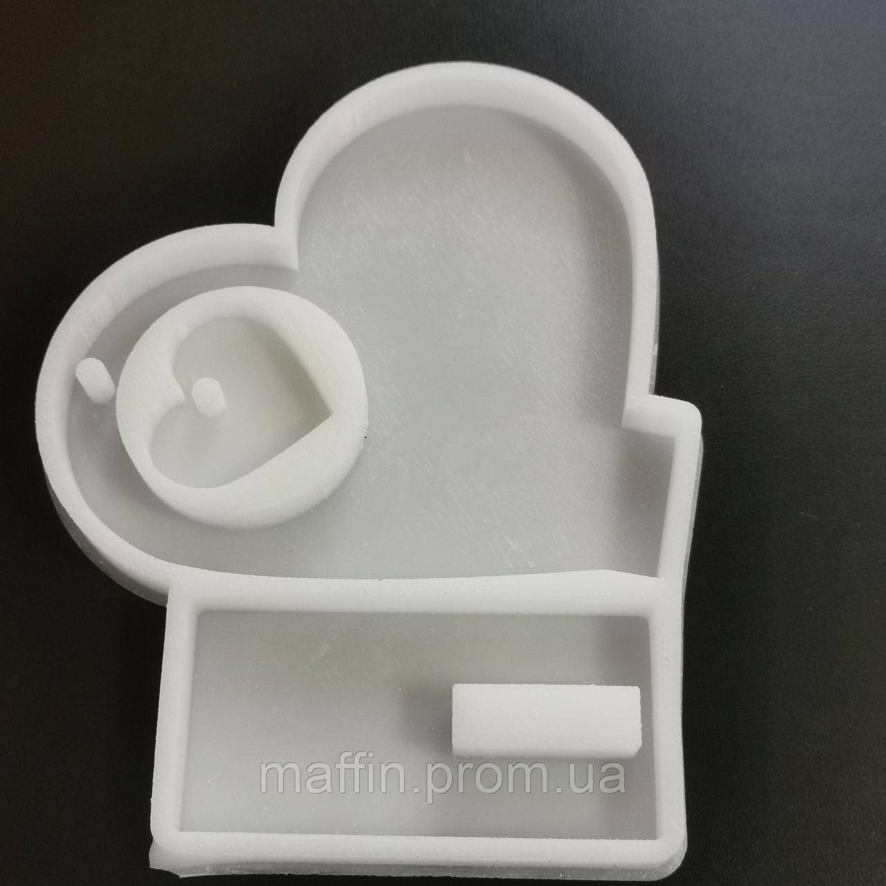 Молд Силиконовый для Шоколада Cердце 3D на Подставке — в Категории ...