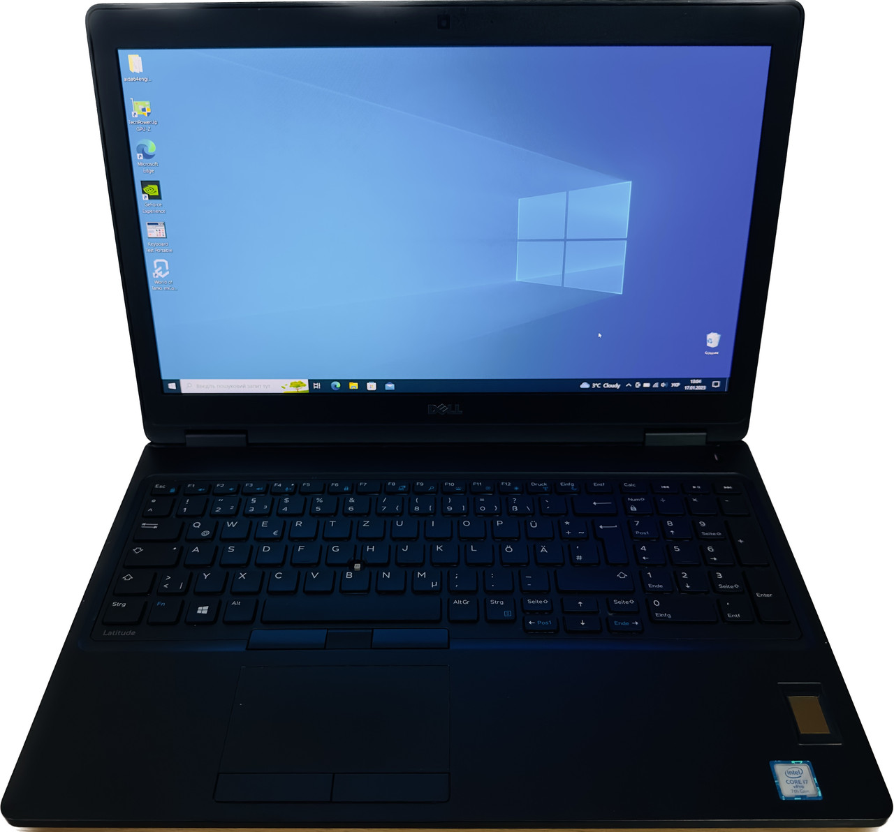 Ігровий ноутбук Dell Latitude E5580 15.6 IPS FHD i7 7820HQ 7Gen/16Gb DDR4/SSD 512Gb/Nvidia 940mx 2Gb