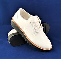 Женские Туфли Белые Лаковые Кроссовки Слипоны Мокасины (размеры: 40) - 37 высокое качество