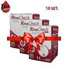 Тест-смужки Ріна Чек (Rina Check) - 10 упаковок