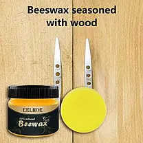Поліроль для меблів Beewax 80 г, Восковий поліроль, М'який віск для меблів, фото 5
