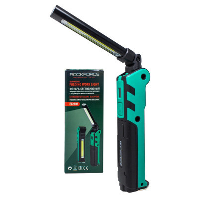 Ліхтар світлодіодний акумулятор з магнітом (5W/3WCOB,150/360Lumen,3.7V,2000mAh,t зарядки 4ч) RF-EL2301, фото 1
