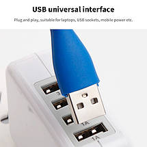 USB лампа Portable lamp LXS-01 Blue, фото 3
