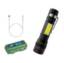 Ліхтарик ручний BL 520 18650 usb charge, Світлодіодний ліхтар на акумуляторі, фото 5