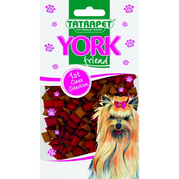 Ласощі для собак мікс подушечки TatraPet YORK friend 60 г