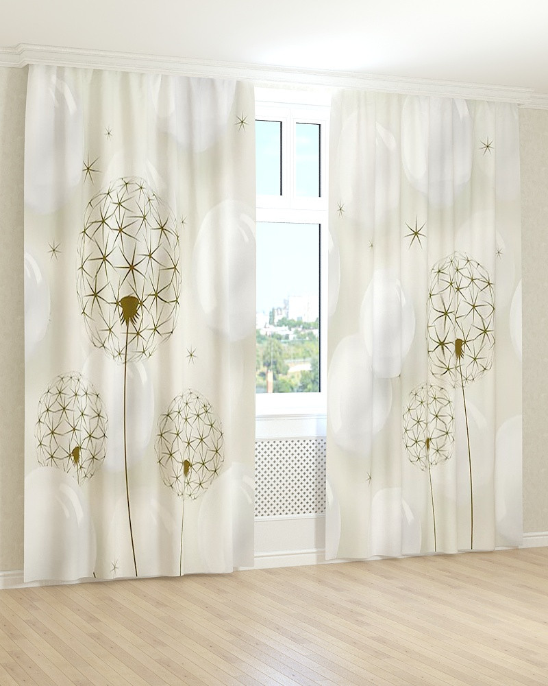 Фотоштори 3д ніжні кульбаби, фото 1