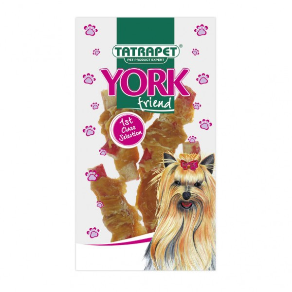 Ласощі для собак крабові палички з м'ясом курки TatraPet YORK friend 50 г