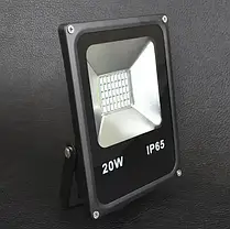 Прожектор LED 20W Black, Ліхтар на вулицю, Вуличний світильник, Прожектор LED 20W Black, фото 6
