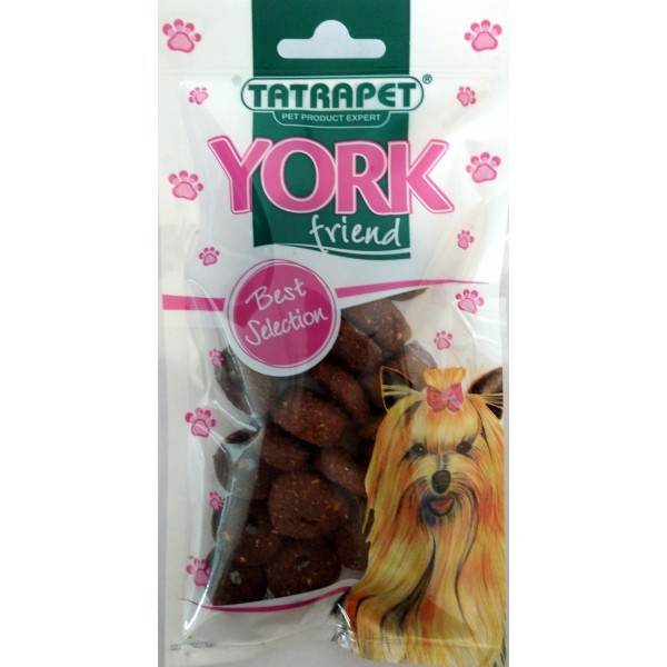 Ласощі для собак кільця з яловичиною TatraPet YORK friend 70 г, фото 1