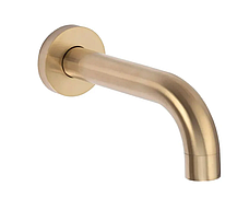 Душова система REA LUNGO BRUSHED GOLD з виливом + BOX прихованого монтажу, фото 4