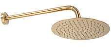 Душова система REA LUNGO BRUSHED GOLD з виливом + BOX прихованого монтажу, фото 5